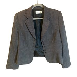 Tahari Arthur S. Levine Wool Blazer with Shoulder Pads and Lining Size 12